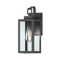 Black wall sconce, by Votatec, for hallway or living room