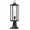 Black wall sconce, by Votatec, for hallway or living room