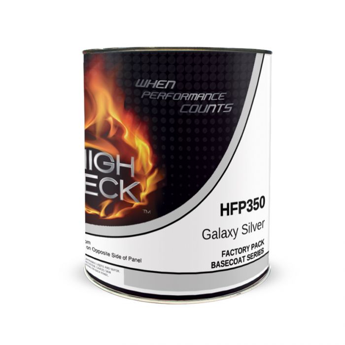 Galaxy Silver GM WA-519F Factory Pack Basecoat Paint, Gallon, High Teck HFP350 -HFP350-1---Eagle National Supply