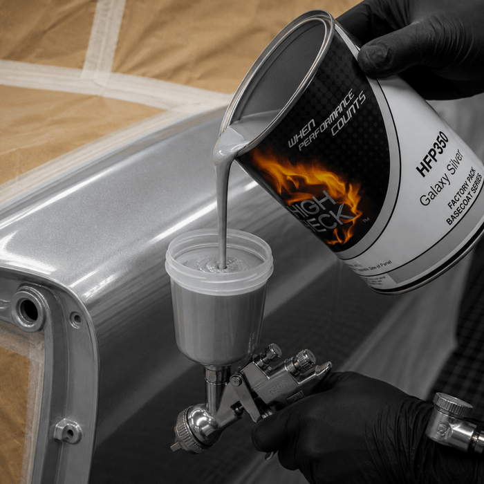 Galaxy Silver GM WA-519F Basecoat Paint, Gallon, High Teck HFP350 -HFP350-1 - Eagle National Supply