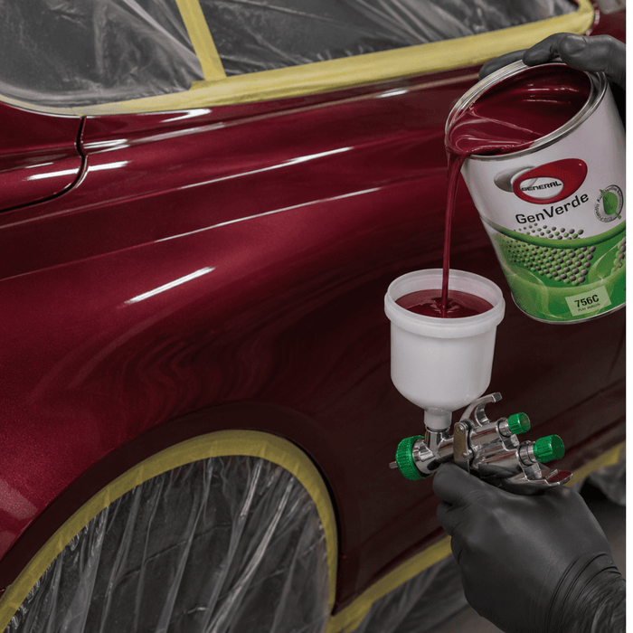 GenVerde 756C Pure Maroon Basecoat Toner, 1 Liter -756CL - Eagle National Supply