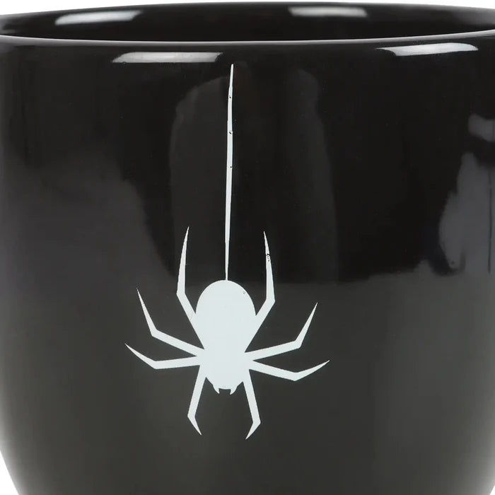 Gothic Black Spider Teacup