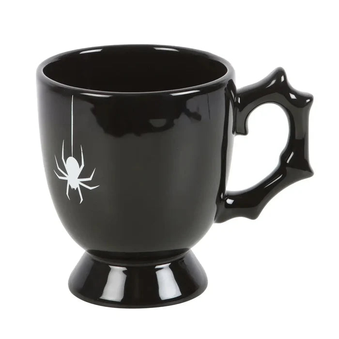 Gothic Black Spider Teacup