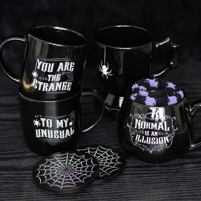 Gothic Black Spider Teacup