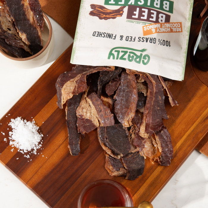 Grass-Fed Brisket Slabs – Raw Honey & Coconut Aminos (Soy-Free Teriyaki)