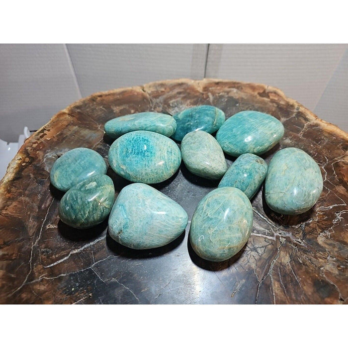 Green Amazonite Palm Stone