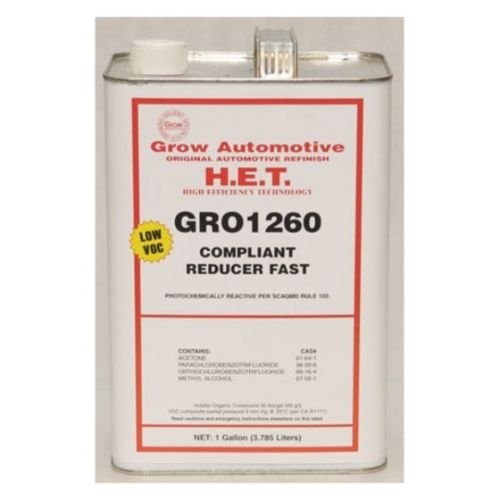 Grow Automotive 1260 Fast Dry Low VOC Urethane Reducer, Gal -1260-1 - Eagle National Supply