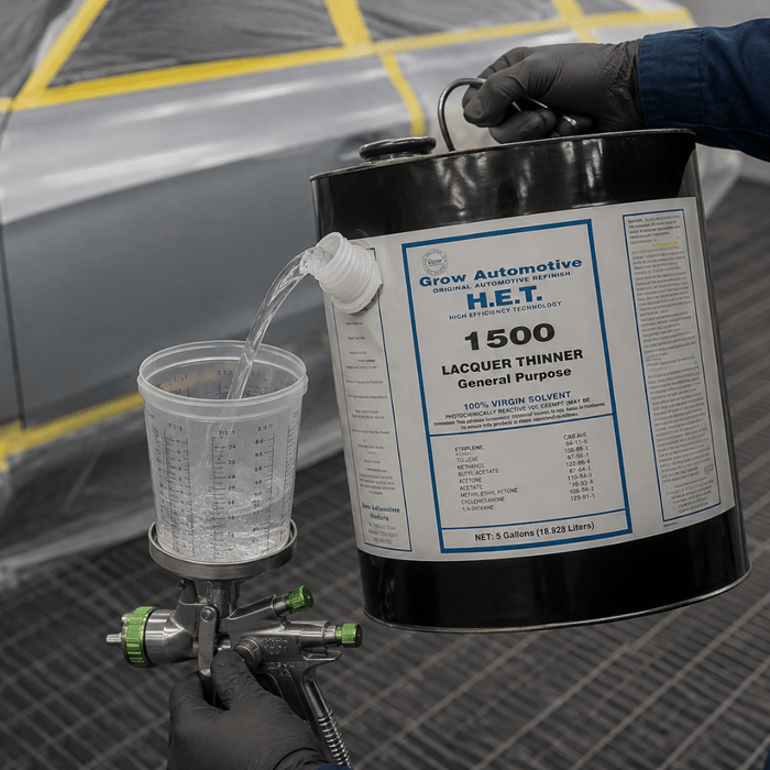 Grow Automotive 1500 Lacquer Thinner, 5 Gal Jug -1500-5 - Eagle National Supply