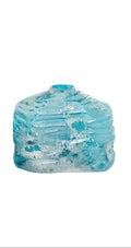 Hand-Blown Blue Glass Vase