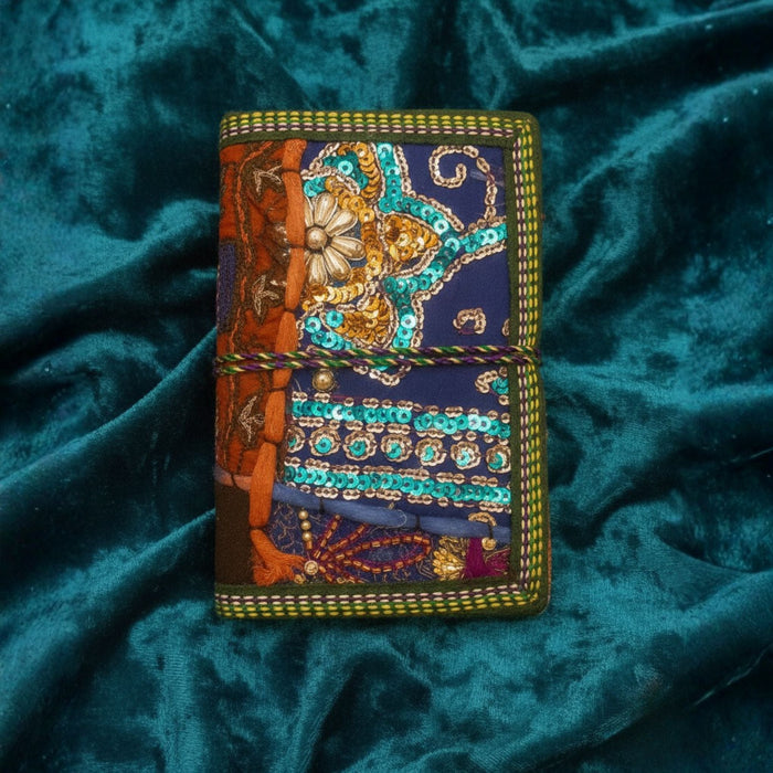Handcrafted Sari Fabric Notebook Journal