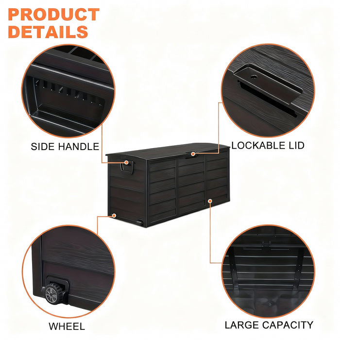 Heavy-Duty Outdoor Deck Box