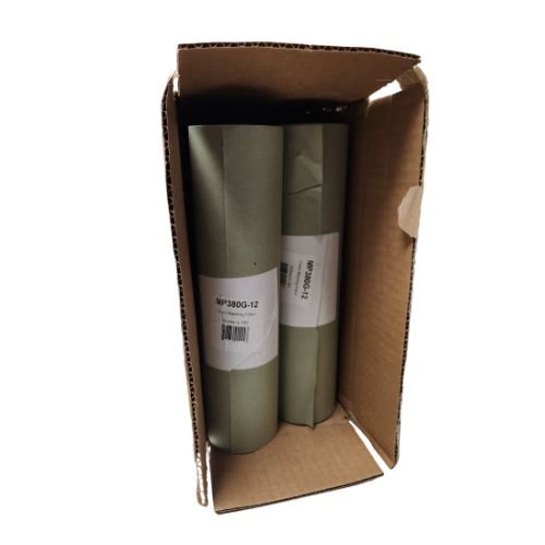 High Teck 12 in x 180 ft Green Masking Paper Hand Roll, Box of 12 - MP380G - 12 - CASE - Eagle National Supply