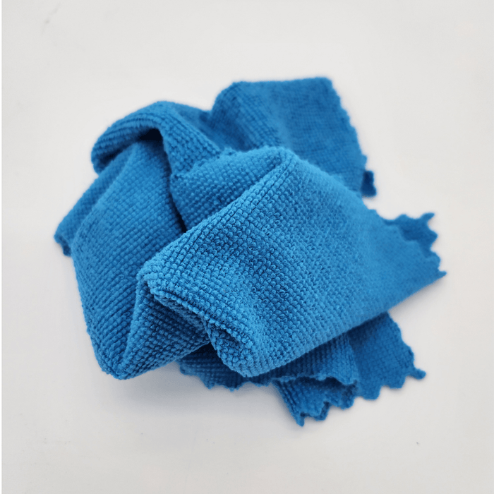High Teck 1250 Blue Microfiber Towel, 12in x 12in, Box of 50 - HIT.1250 - Eagle National Supply