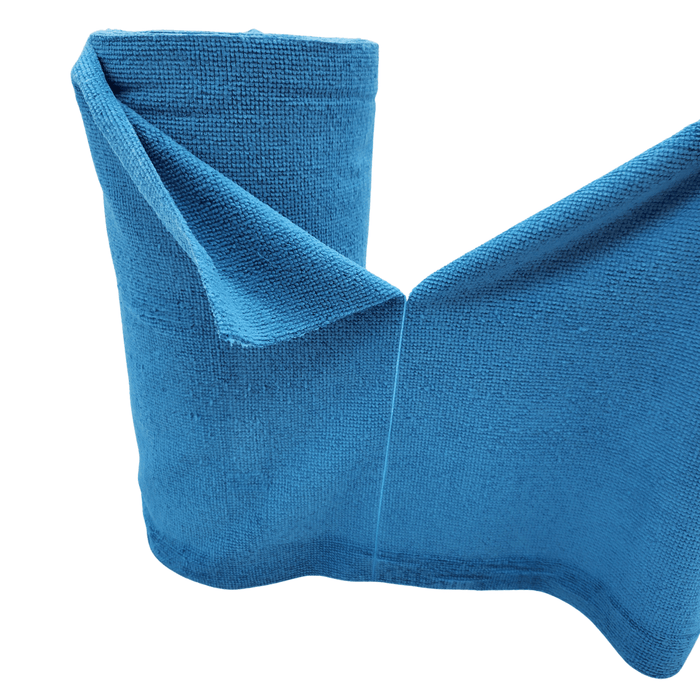 High Teck 1250 Blue Microfiber Towel Roll, 12in x 12in, Roll of 50 - 1250R - Eagle National Supply