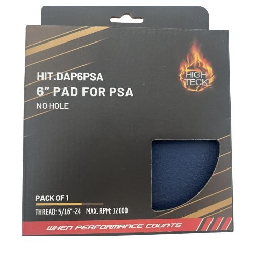 High Teck 6" Dia Sticky Backup Pad for Palm Sander | 5/16" - 24 Thread - DAP6PSA - Eagle National Supply