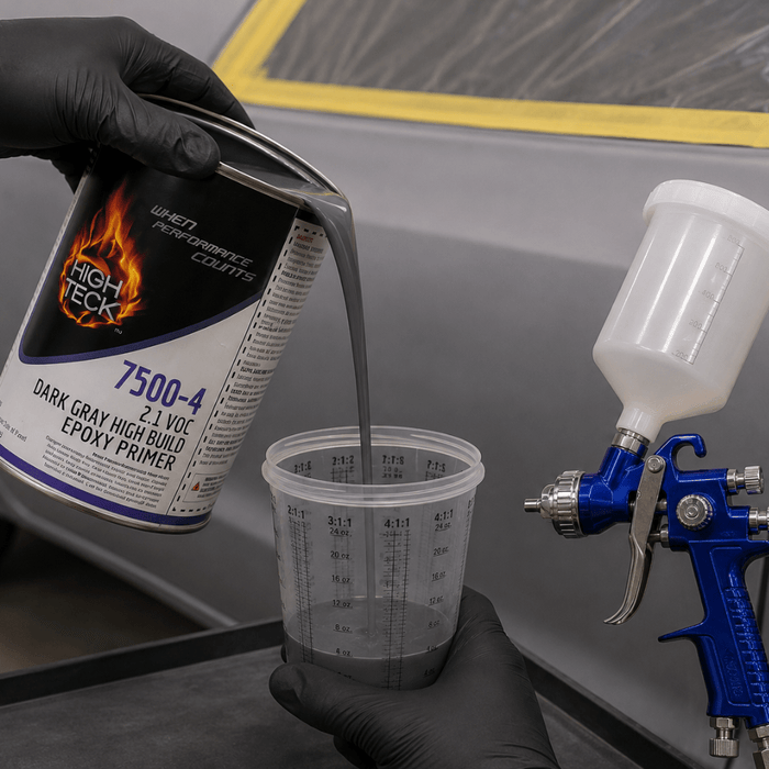High Teck 7500 Gray 2K Epoxy Primer 1:1 Mix, Quart -7500-4 - Eagle National Supply