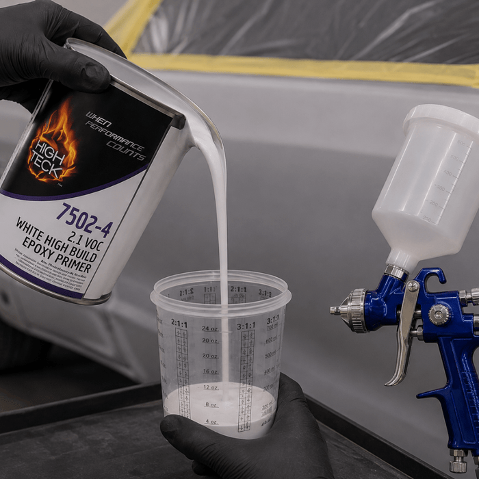 High Teck 7502 White 2K Epoxy Primer 1:1 Mix, Quart -7502-4 - Eagle National Supply