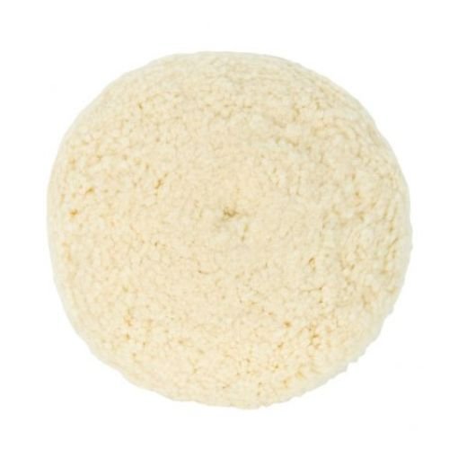 High Teck 775 7.5" Dia Wool Buffing Pad with Velcro Backing - 775 - Eagle National Supply