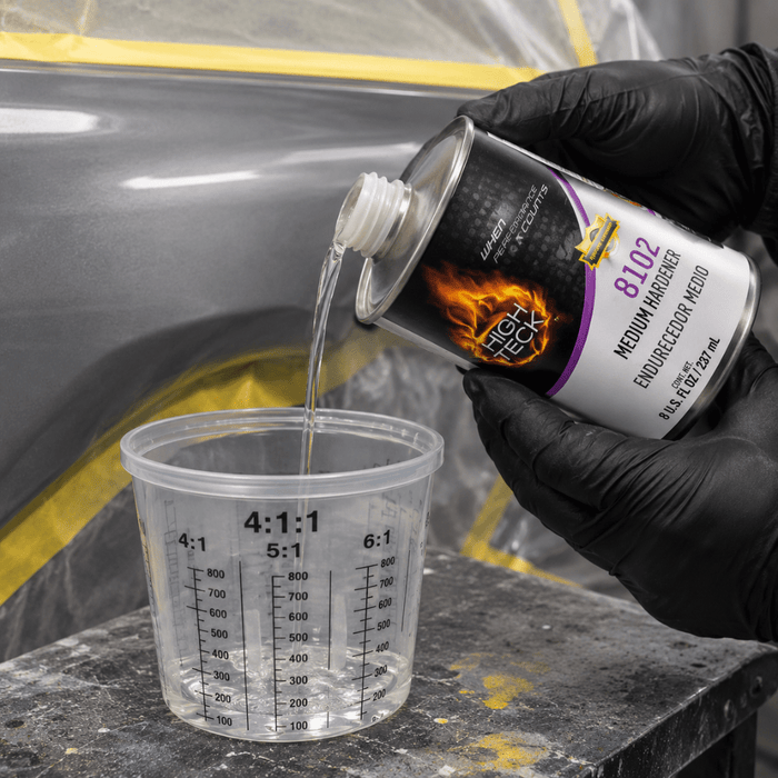 High Teck 8102 Medium Activator for 8100 Clearcoat, 8 oz -8102-16 - Eagle National Supply