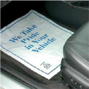 High Teck Self-Adhering Plastic Floor Mats, 250 pc ---Eagle National Supply