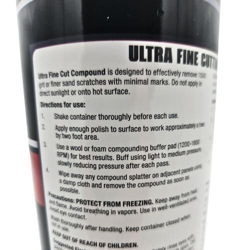 High Teck Ultra Fine Cut Buffing Compound for Sand Scratches - 6016 - Pint - Eagle National Supply