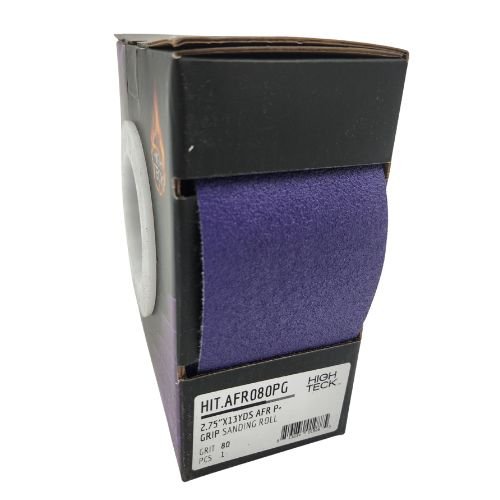 High Teck Velcro Back Purple Ceramic Sanding Roll | 2.75"x39' - AFR080PG - 80 Grit - Eagle National Supply