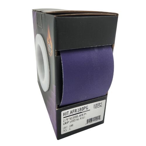 High Teck Velcro Back Purple Ceramic Sanding Roll | 2.75"x39' - AFR180PG - 180 Grit - Eagle National Supply