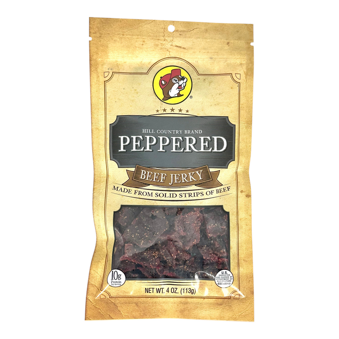 Hill Country Brand Peppered Beef Jerky – Smoky & Bold