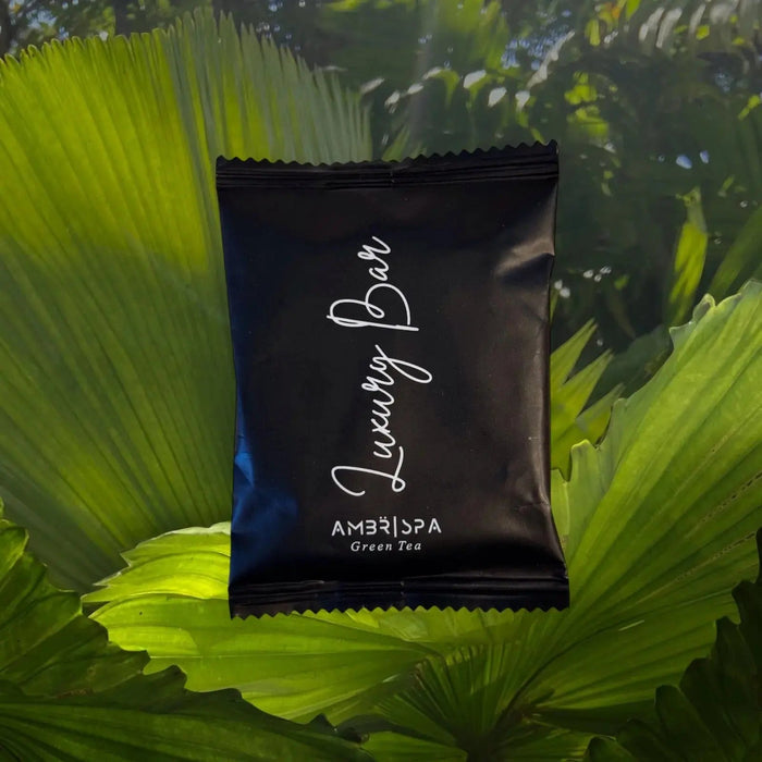 Hotel Soap Supplies AMBR Spa 50 Pack - Branded Amenities by Custom Amenities Inc.