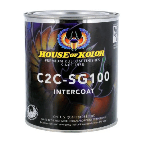 HOUSE OF KOLOR C2C - SG100 Intercoat Clearcoat, 1 Qt, 2:1 Mixing - C2C - SG100 - Q01 - Eagle National Supply