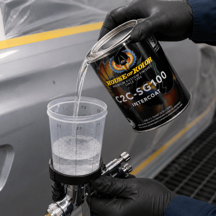 HOUSE OF KOLOR C2C-SG100 Intercoat Clearcoat, 1 Qt, 2:1 Mixing -C2C-SG100-Q01 - Eagle National Supply