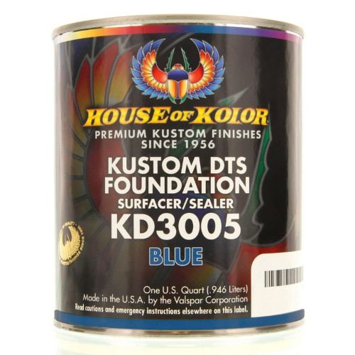 HOUSE OF KOLOR KD3005 Blue DTS Primer Surfacer/Sealer, Qt -KD3005-Q01---Eagle National Supply