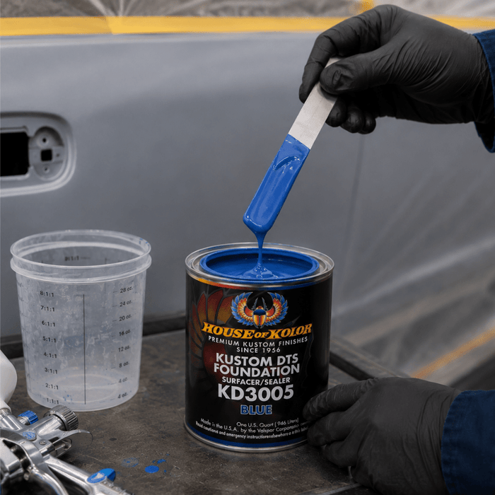 HOUSE OF KOLOR KD3005 Blue DTS Primer Surfacer/Sealer, Qt -KD3005-Q01 - Eagle National Supply