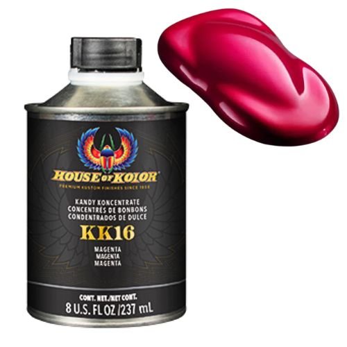 House of Kolor KK16 Magenta Kandy Koncentrate Basecoat, 8 oz - KK16 - C02 - Eagle National Supply