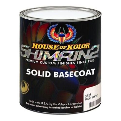 HOUSE OF KOLOR SHIMRIN2 S2-26 Universal White Basecoat, Qt -S2-26-Q01---Eagle National Supply