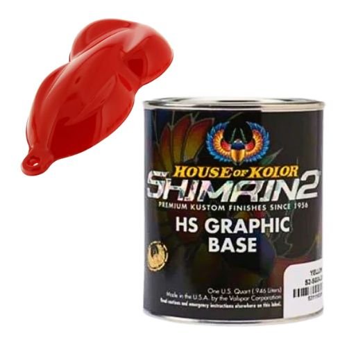 House of Kolor S2 - SG05 HS Red Solid Graphic Basecoat, Qt - S2 - SG05 - Q01 - Eagle National Supply