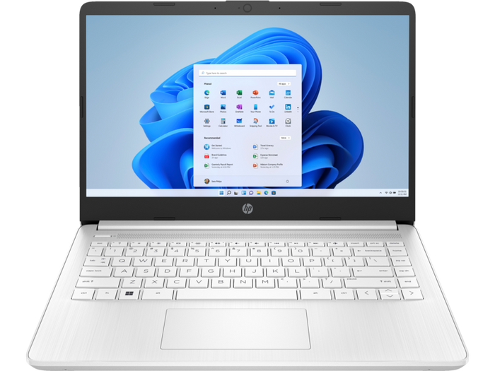 HP Laptop 14s-dq0510na - Intel Quad-Core 4GB RAM 64GB eMMC
