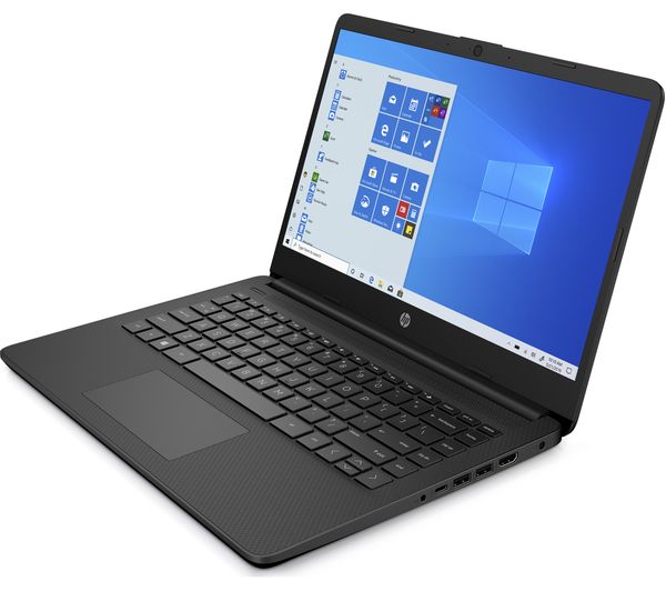 HP Laptop 14s-dq0518na - Intel Quad-Core 4GB RAM 128GB eMMC