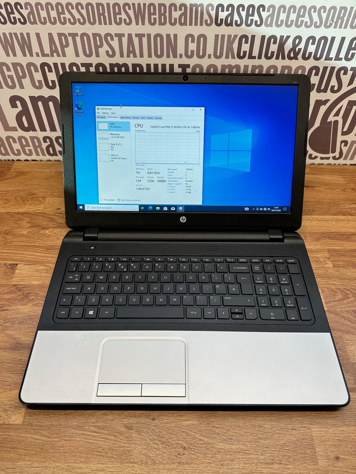 HP Laptop 350 G2 - Intel Core i3 8GB RAM 120GB SSD DVD