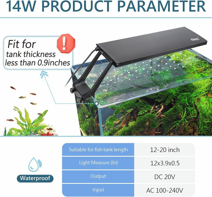 Hygger Clip-On Aquarium LED Light