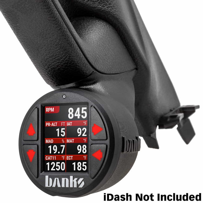 63393 Jeep JL Lower iDash Stealth Pod with iDash