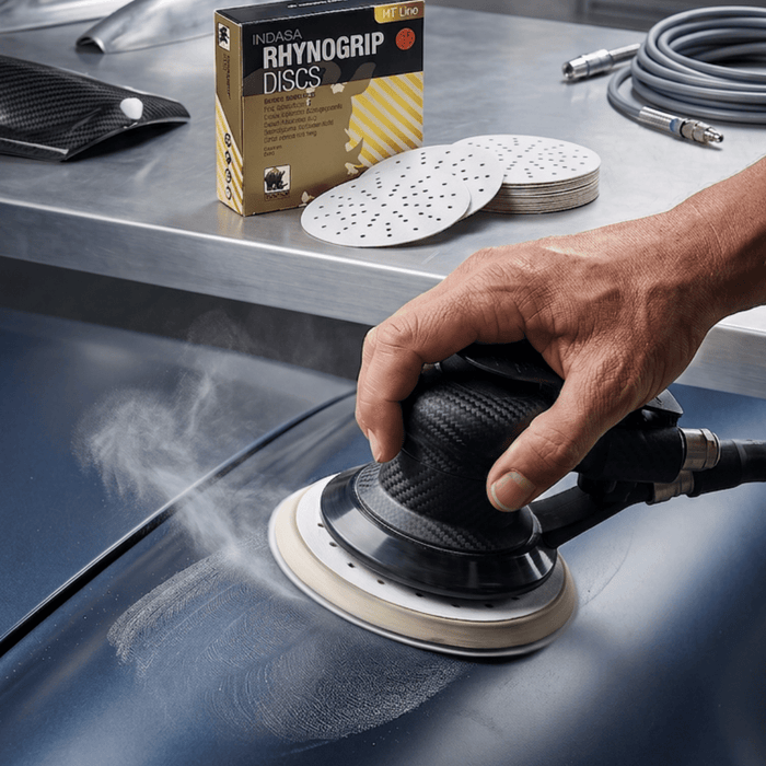 Indasa Rhynogrip HT 6 in 320 Grit Ultravent Sanding Discs, 50 pc -8660-320 - Eagle National Supply