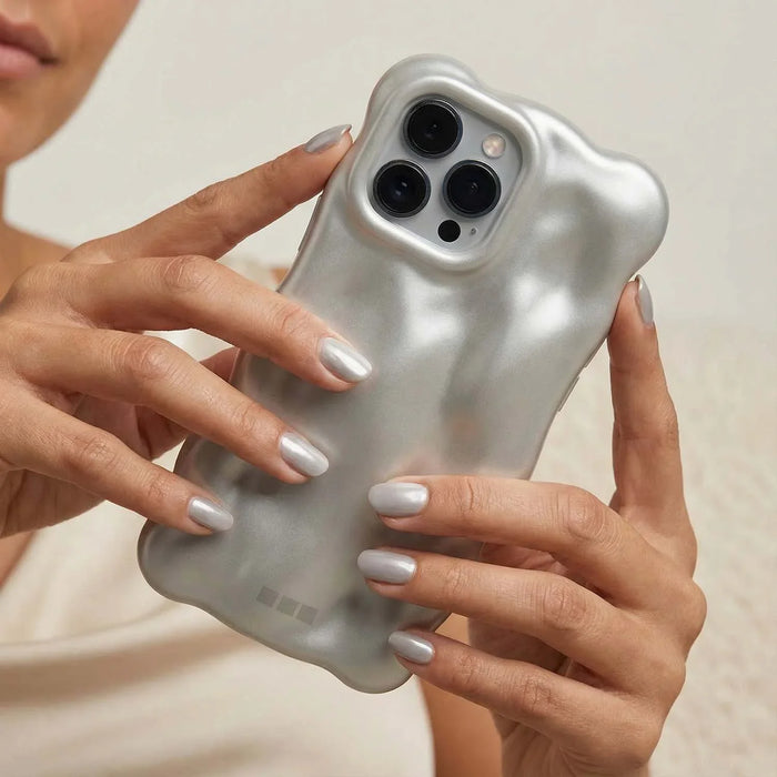 iPhone hoesje Bubble - parel