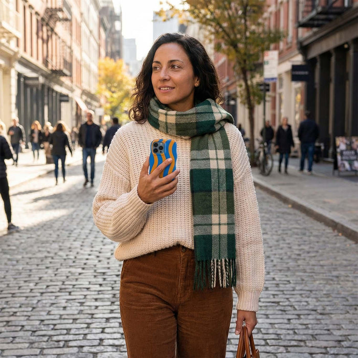 iPhone hoesje Candy - blauw oranje