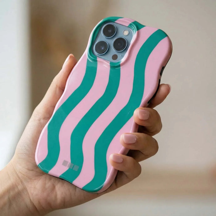 iPhone hoesje Candy - groen roze