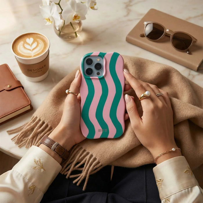 iPhone hoesje Candy - groen roze