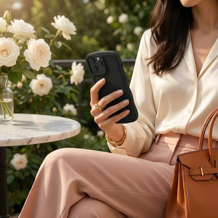 iPhone hoesje Curve - zwart
