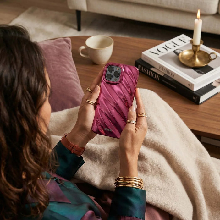 iPhone hoesje Lustra - fel roze