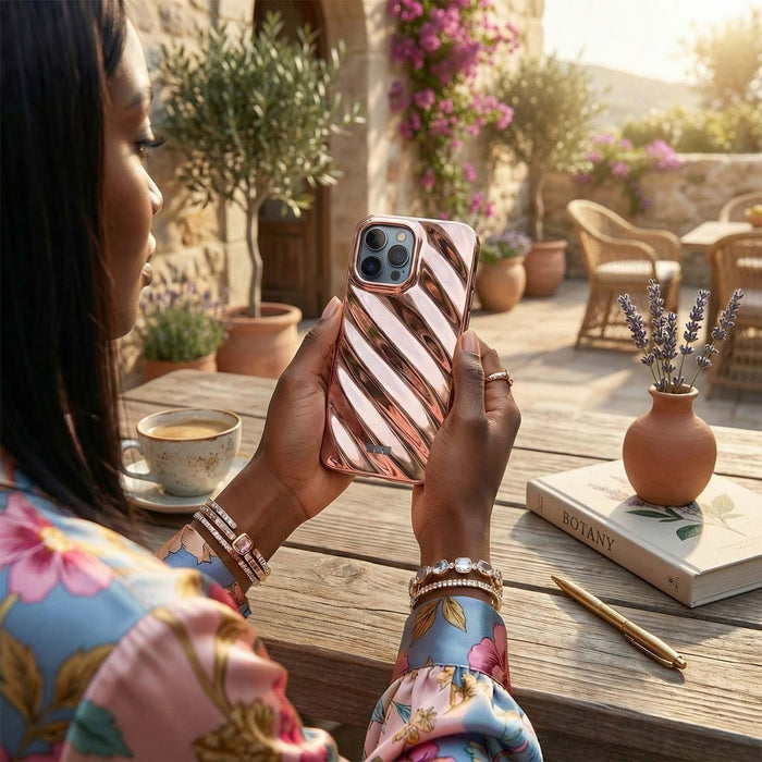 iPhone hoesje Lustra - roze