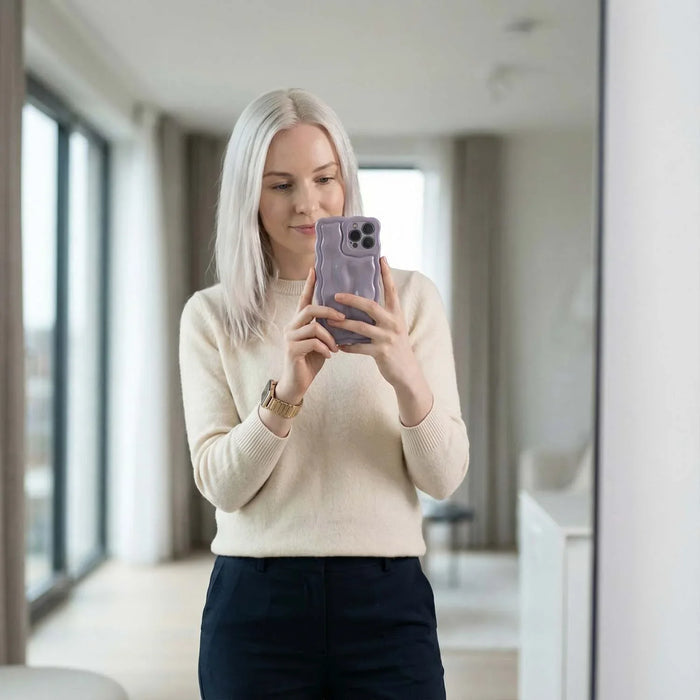 iPhone hoesje Sparkle - paars